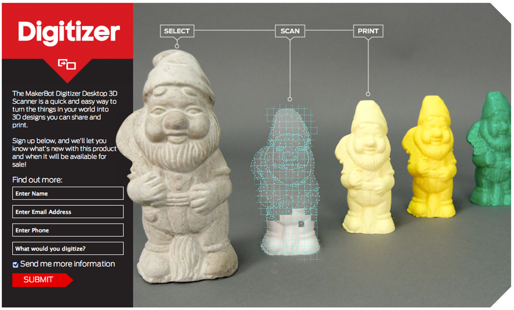 3D Сканер MakerBot Digitizer