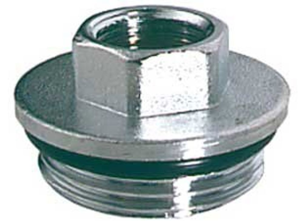 Хромированный концевой переходник 3/4&quot;НР х 1/2&quot;ВР
