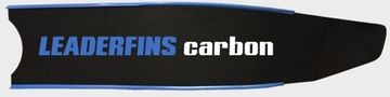Лопасти Leaderfins Pure Carbon с наклейкой 20° синяя отбортовка
