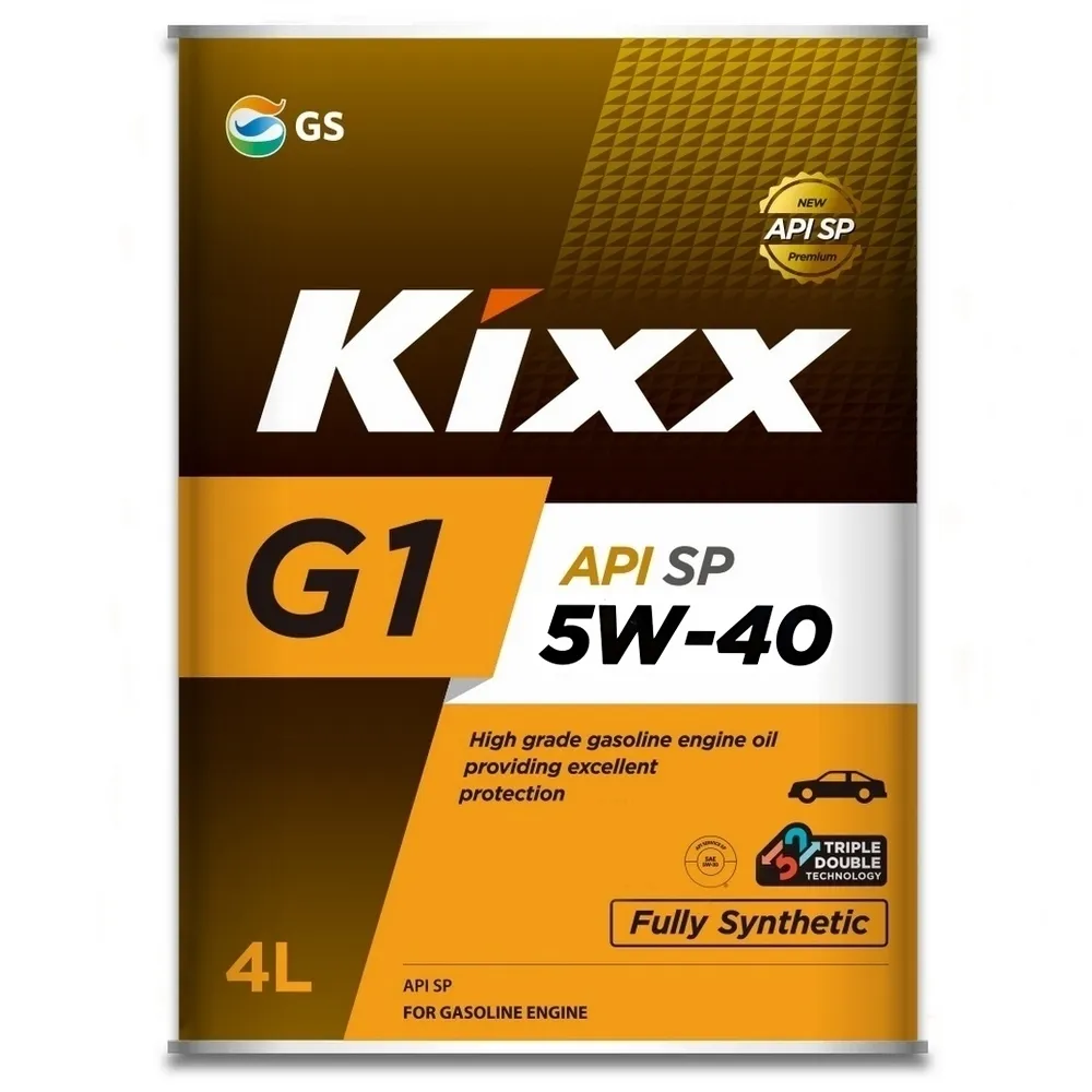 Моторное масло Kixx G1 5W-40, SP, синтетическое, 4 л