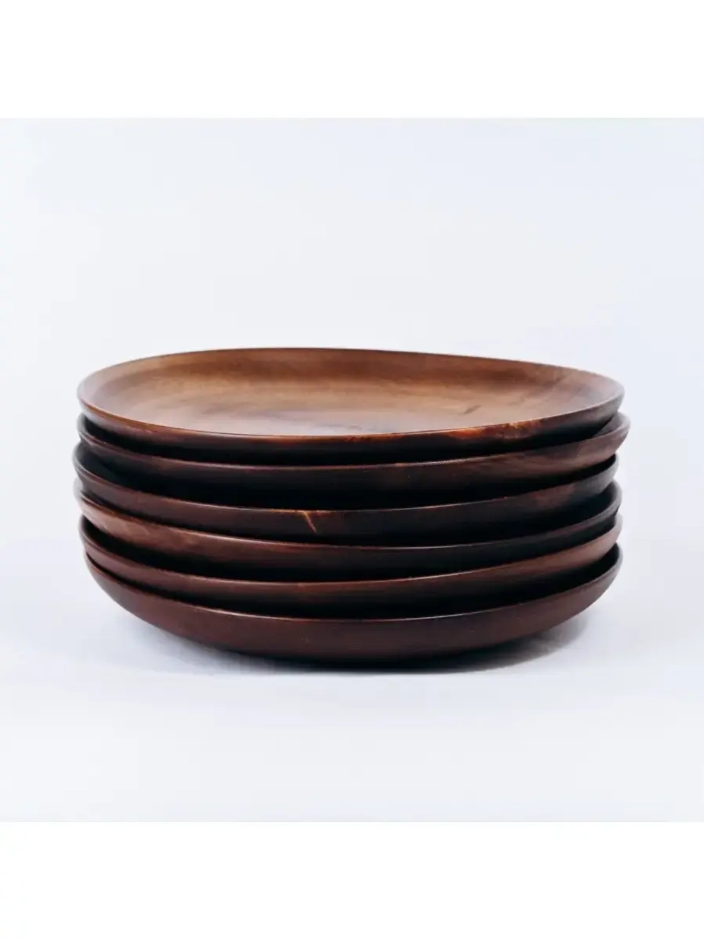 Набор деревянных тарелок из кедра