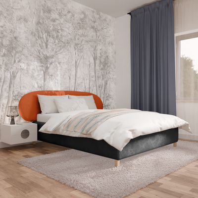 Двуспальная кровать с подъемным механизмом Эллипс, 140х200