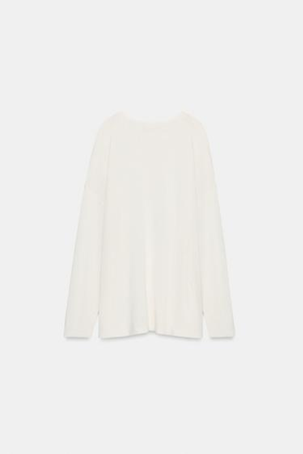 OVERSIZE ТОНКОЙ ВЯЗАНЫЙ СВИТЕР - ZARA