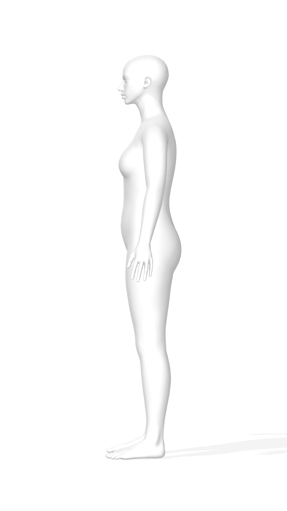 3D аватар манекена Моника