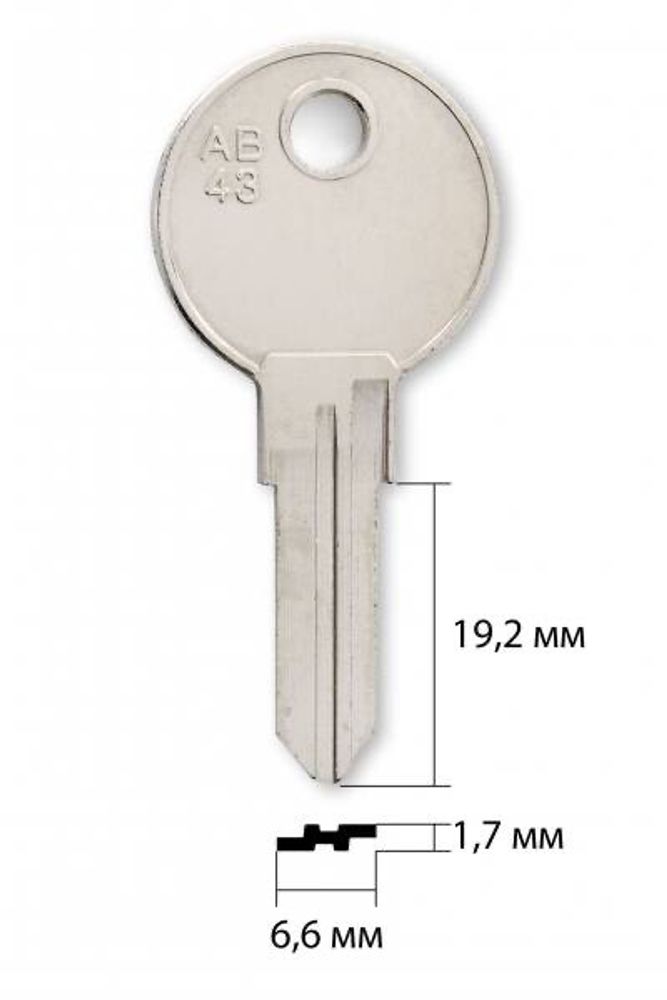 Заготовка английского ключа 10599 ARN-3 AB43 ABS101L ARM3 КНР