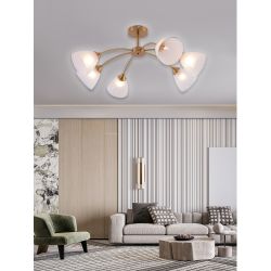 Люстра Rivoli Debra 9189-306 6хЕ27 60 Вт модерн | Rivoli