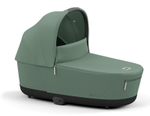 Коляска для новорожденных Cybex Priam IV Chrome Brown Leaf Green