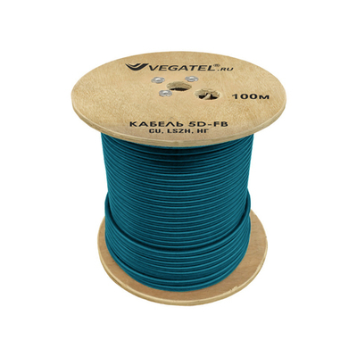Кабель VEGATEL 5D-FB Cu (ГОСТ, синий)