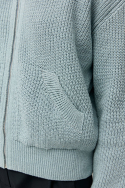 Кардиган на молнии из переработанного хлопка