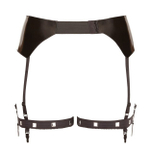 Сбруя на бедра с зажимами для половых губ Suspender Belt with Clamps by Bad Kitty (Цвет: черный)