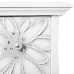 Тумба для обуви Терра-3 (с 3-мя ящиками) Айс Античное серебро