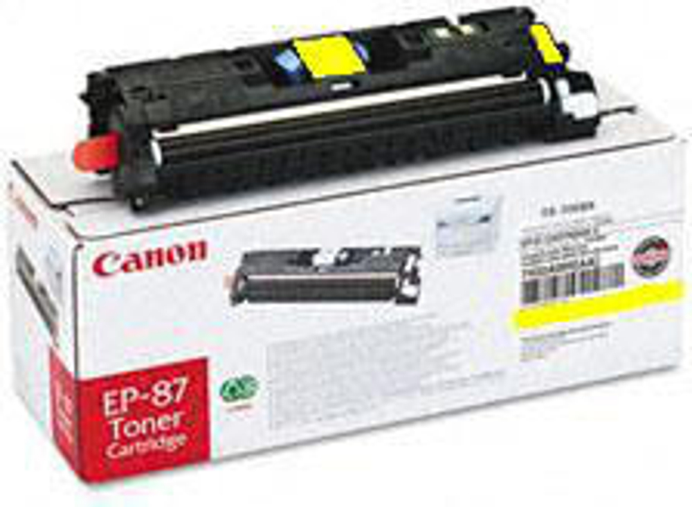 Картридж тонерный Подлинный Желтый Canon EP-87 1 шт 7430A003
