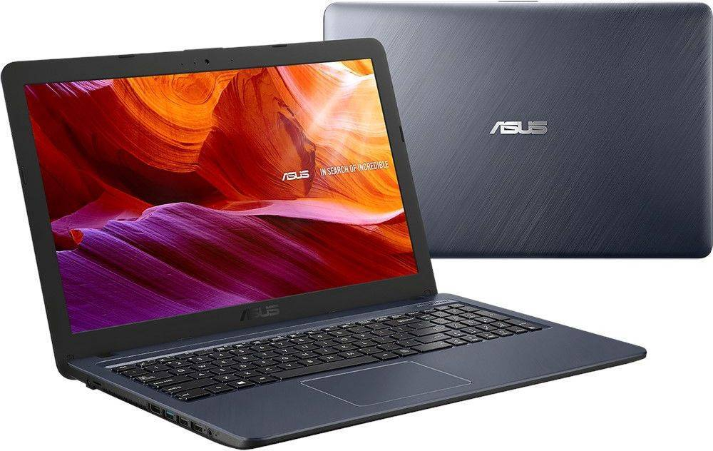 Ноутбук ASUS VivoBook X543MA-DM1386W, 15.6", Intel Pentium Silver N5030 1.1ГГц, 4ГБ, 500ГБ, Intel UHD Graphics 605, Windows 10 Home, 90NB0IR7-M003F0, серый