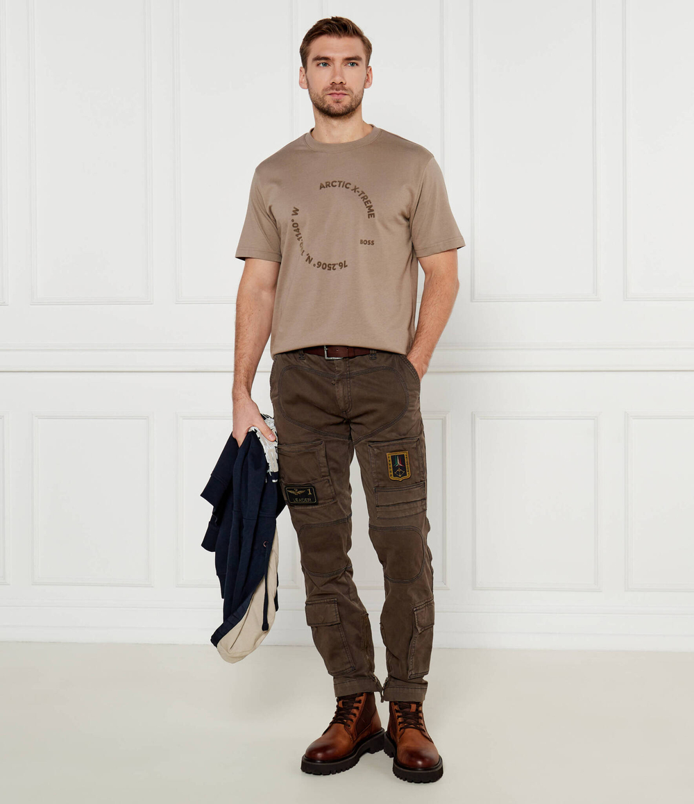 Футболка Tee 2 BOSS GREEN - бежевый(50525165)