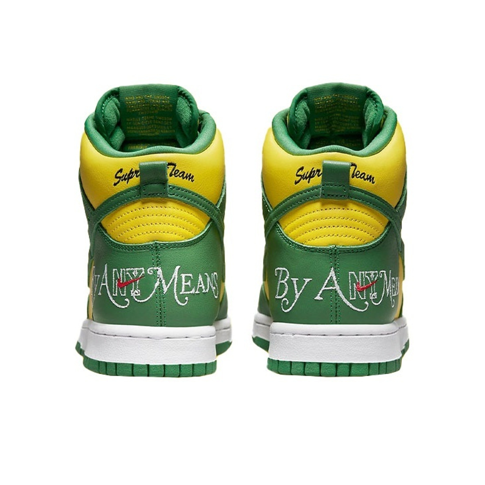 Кроссовки Supreme x Dunk High SB By Any Means - Brazil