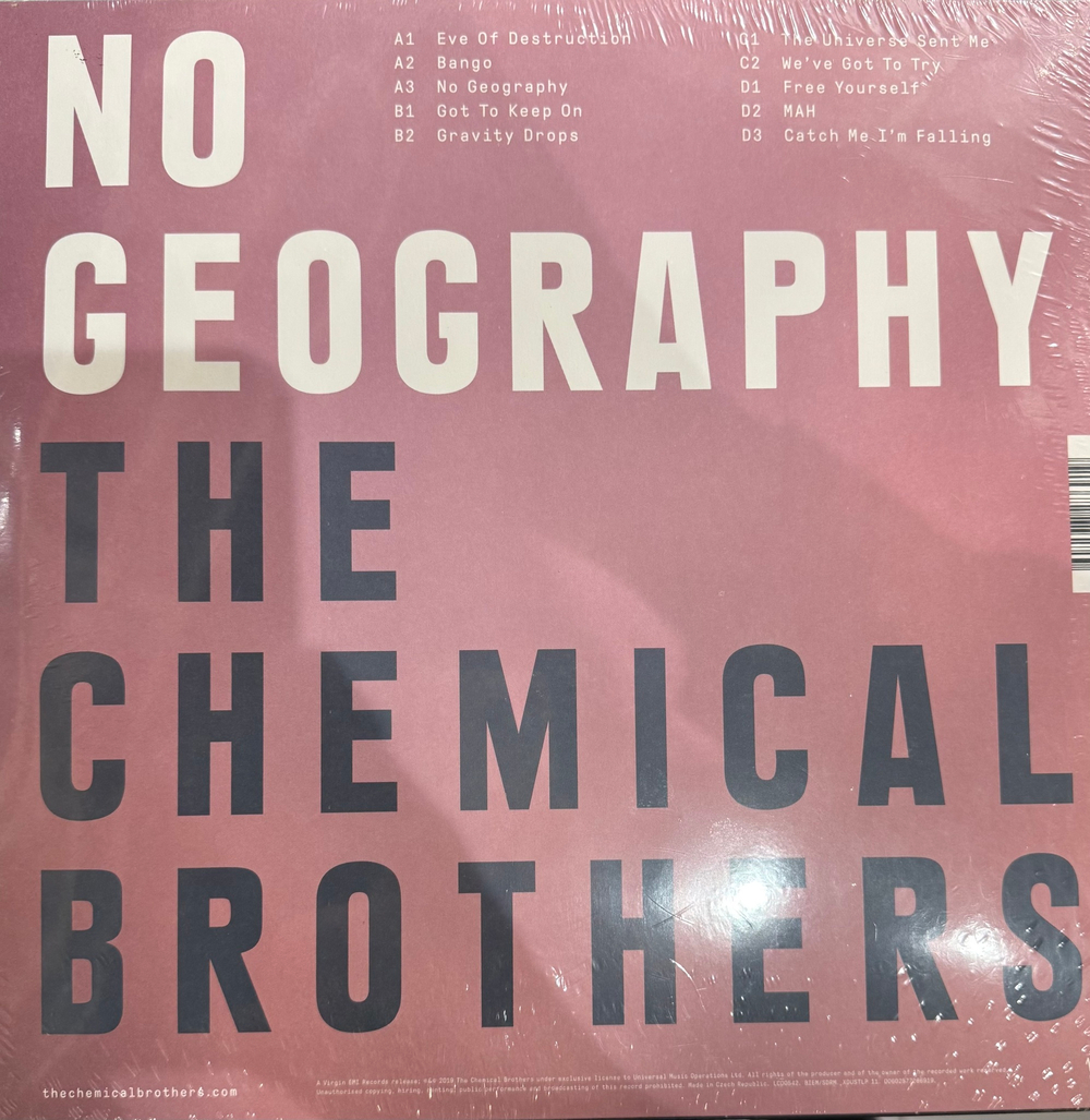 Виниловая пластинка The Chemical Brothers ‎– No Geography 2LP