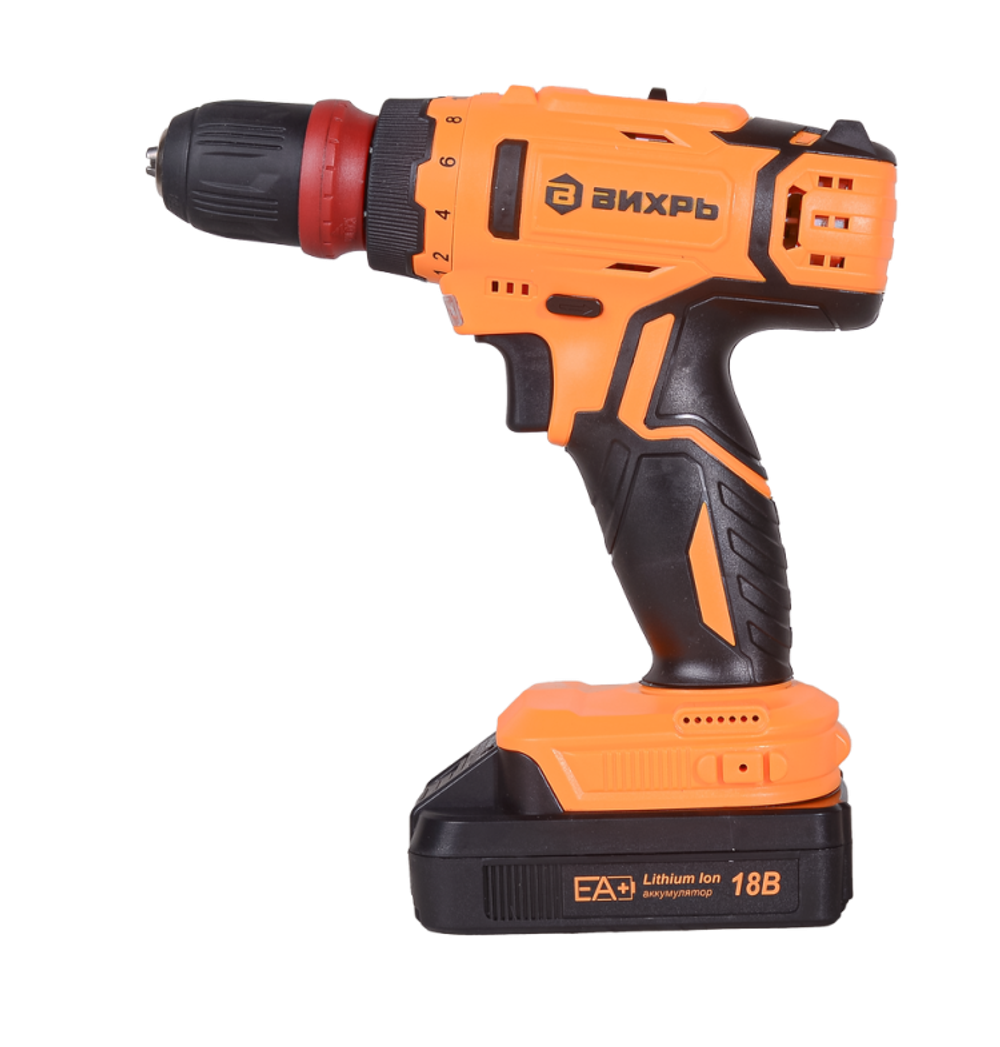 Дрель-шуруповерт Вихрь ДА-18Л-2КC