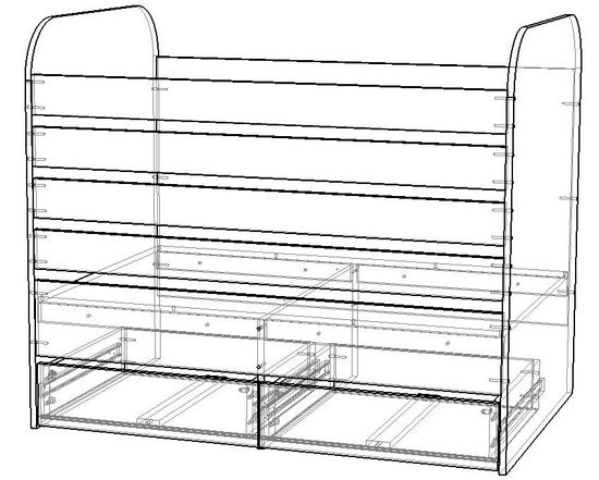 Кровать МАЛЬТА-3