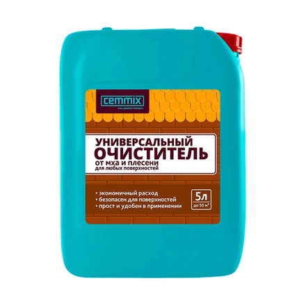 Очиститель от мха и плесени Cemmix Universal Cleaner, 5 л