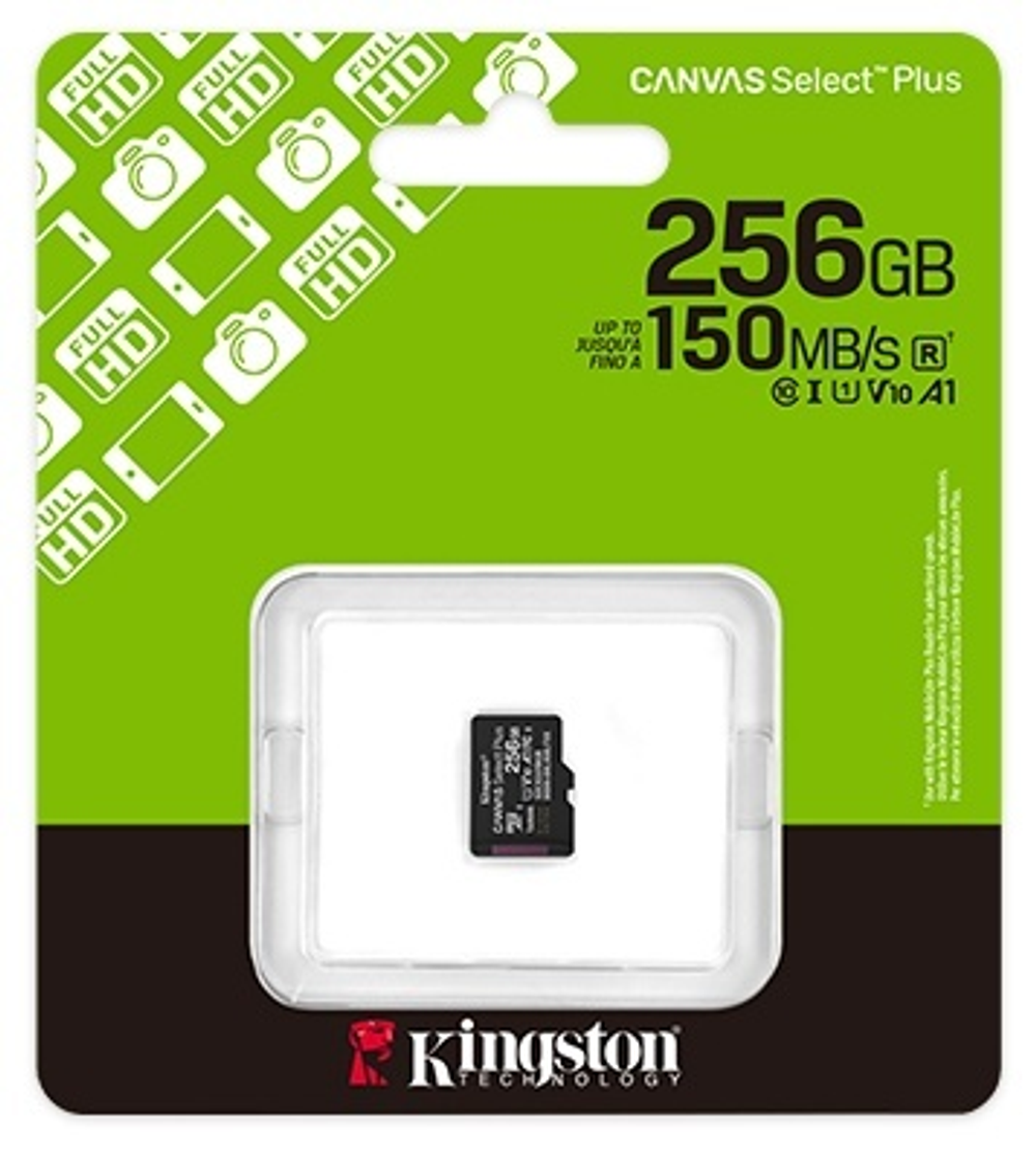 Карта памяти Kingston microSDXC SDCS3/256GBSP 256 Гб