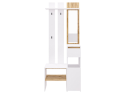 Прихожая ПР-18 белый/крафт золотой