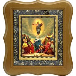 Вознесение Господне. Икона на холсте.