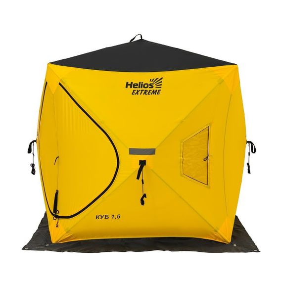 Палатка зимняя Helios Куб EXTREME 1,5 х 1,5 V2.0 (широкий вход)
