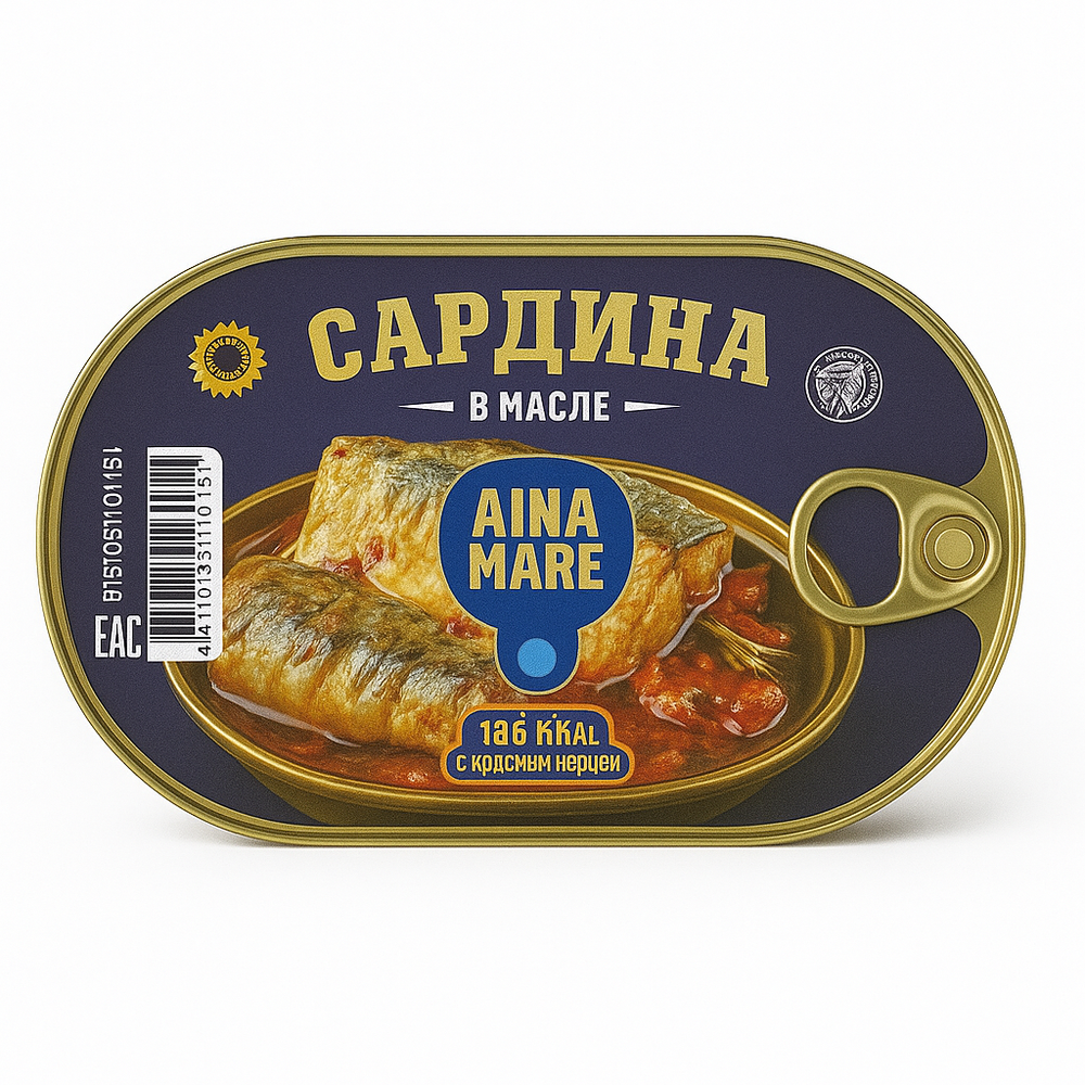 Сардина в масле AINA MARE 175 гр
