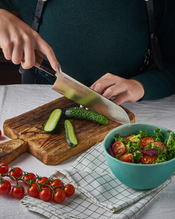 Нож кухонный Сантоку 17.5см Samura Okinawa