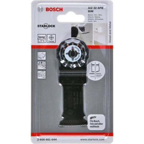 Погружное полотно BIM AIZ 32 APB Wood and Metal BOSCH 2608661644