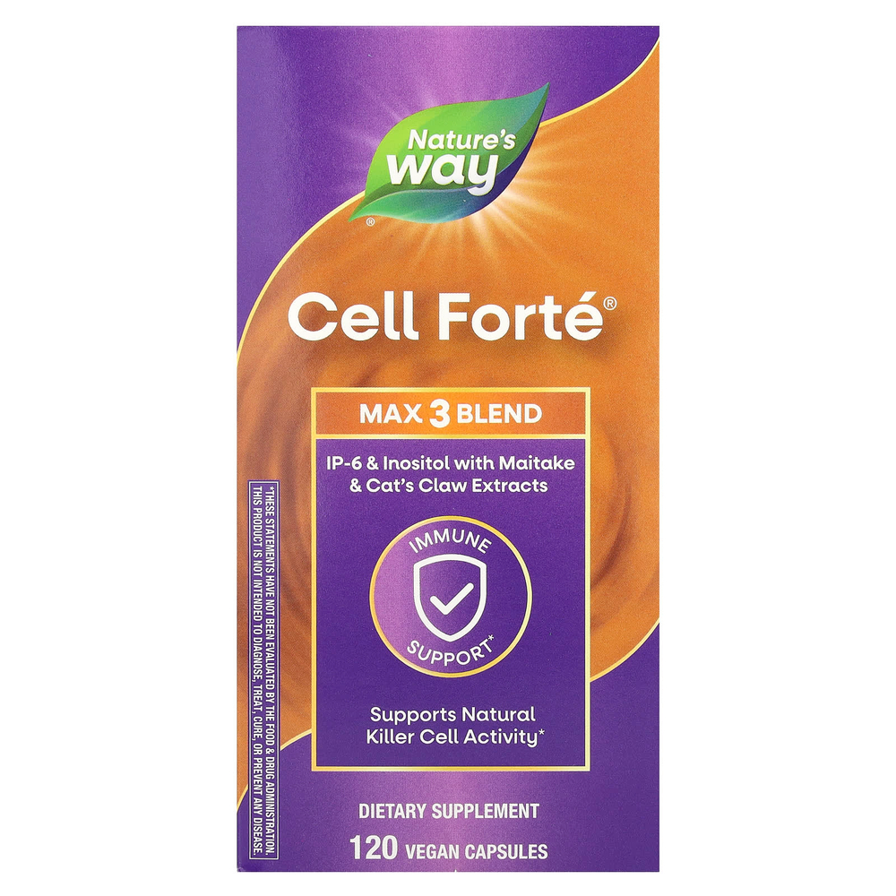 Nature's Way, Cell Forté® MAX 3, смесь 120 веганских капсул