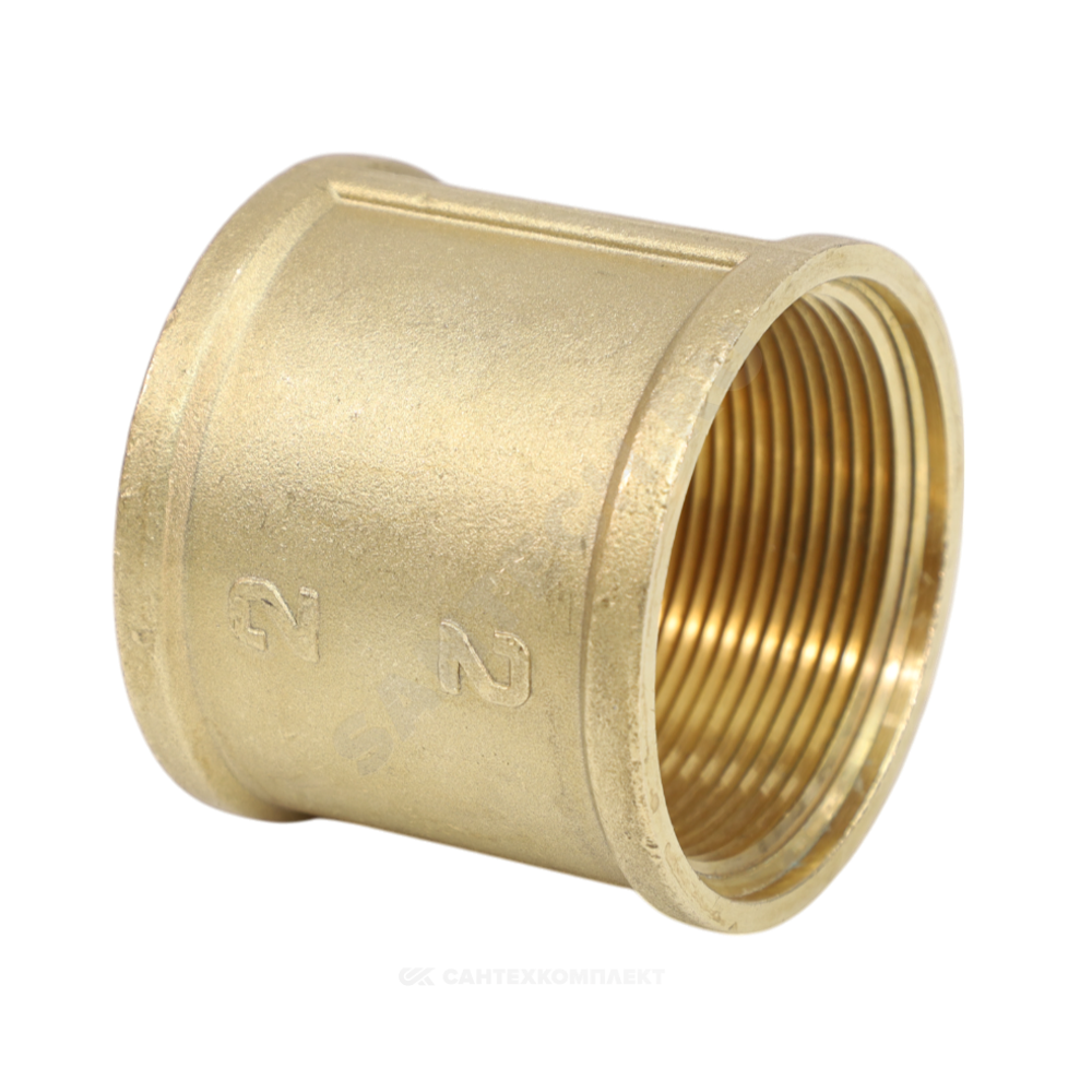 Муфта латунь Ду 20 (3/4") ВР/ВР VALFEX VF.170.L.034