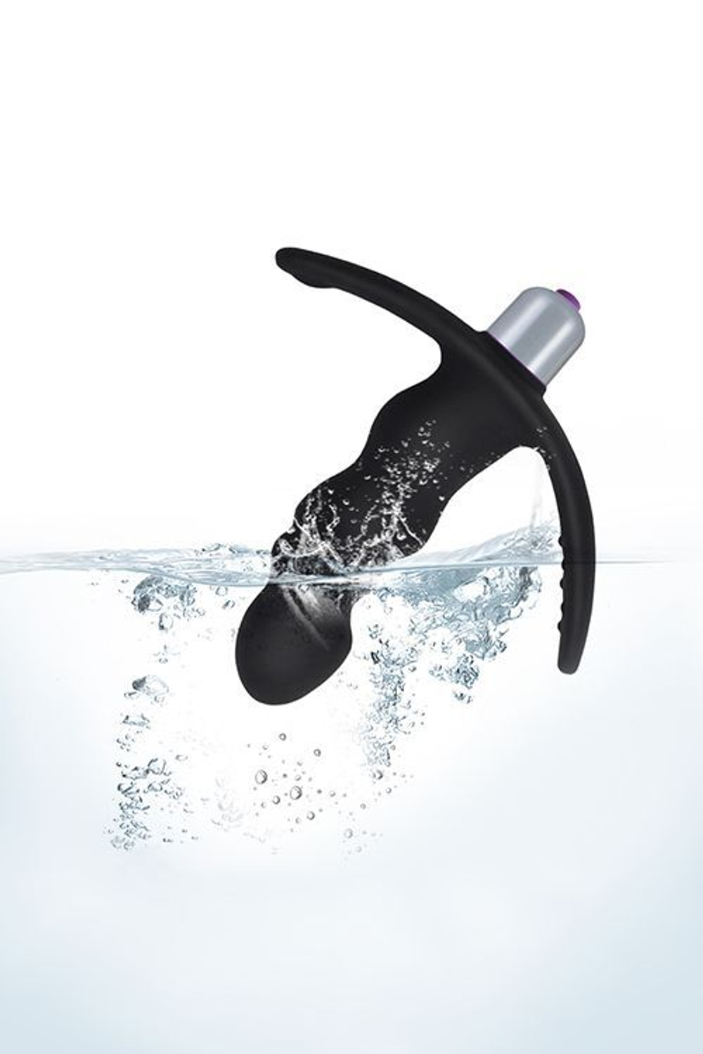 Черный стимулятор простаты Levett Zac (Цвет: черный)