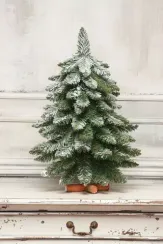 Искусственная елка Фогу заснеженная 75 см., мягкая хвоя ПВХ, ЕлкиТорг (66075)