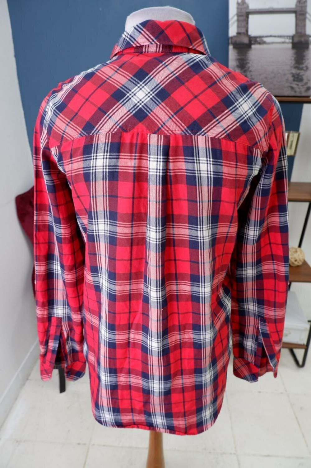 Рубашка Ostin в клетку 42 размер