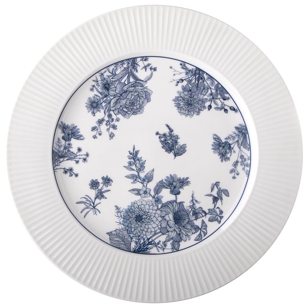 ТАРЕЛКА ОБЕДЕННАЯ LEFARD "ROYAL BLUE"26,5*2 СМ (МАЛ.УП.=4ШТ./КОР=24ШТ.)