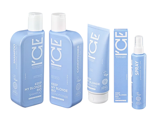 ICE Keep My Blonde - для осветленных, мелированных, тонированных, светлых и седых волос.