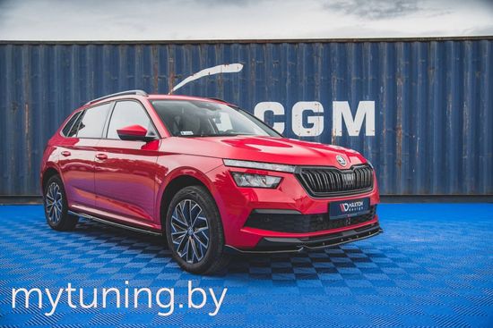 Сплиттеры накладок на пороги для SKODA Kamiq (19-...)