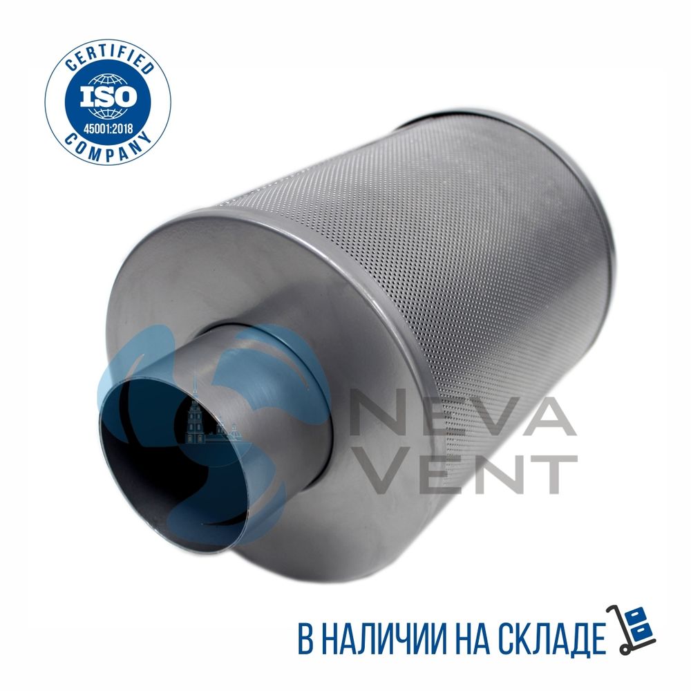 Угольный фильтр цилиндрический для вентиляции FEV-Carb 160/350