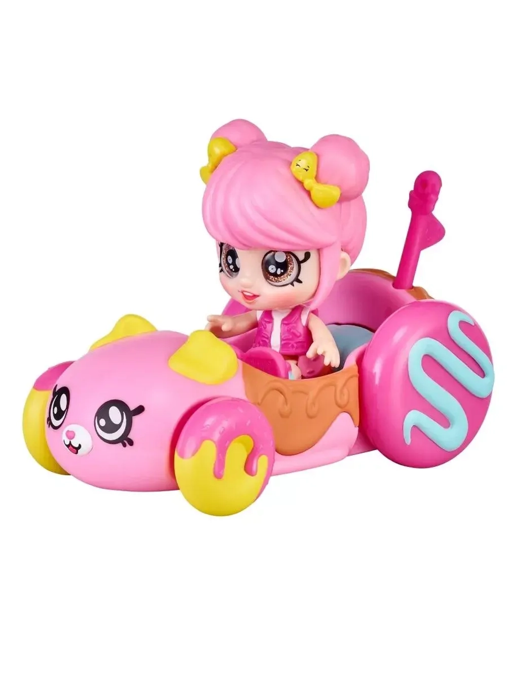 Мини-кукла Донатина с машиной Kindi Kids 39759