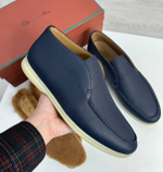 Лоферы Loro Piana с меховой стелькой