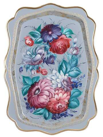 Zhostovo metal tray A22D18052676