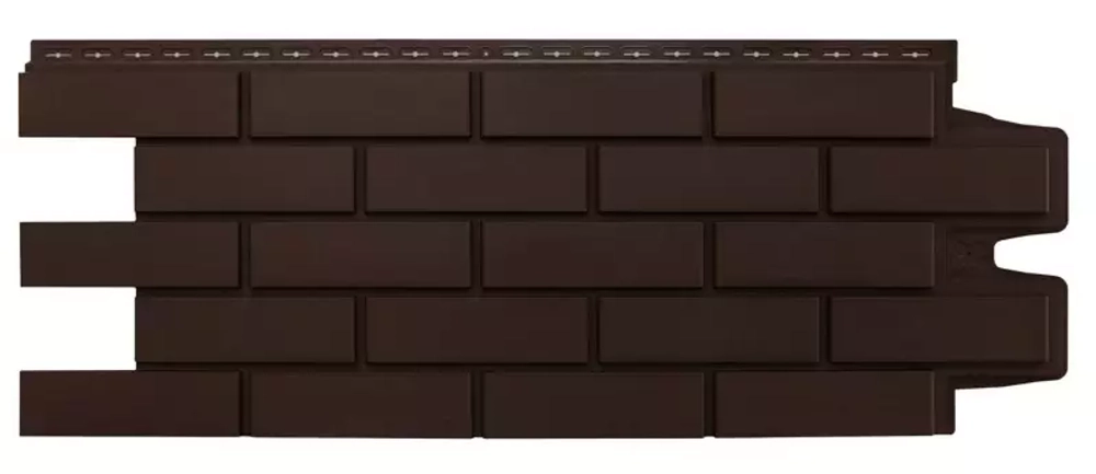 Фасадная панель Grand Line Клинкерный кирпич Стандарт Коричневый 0,39м2
