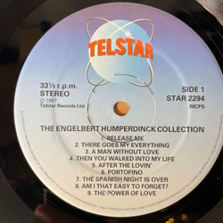 Винтажная виниловая пластинка LP Энгельберт Хампердинк ,The Engelbert Humperdinck Collection (Англия 1987)