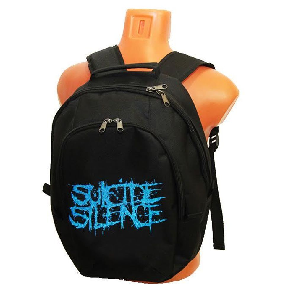 Рюкзак Suicide Silence ( синяя надпрись )