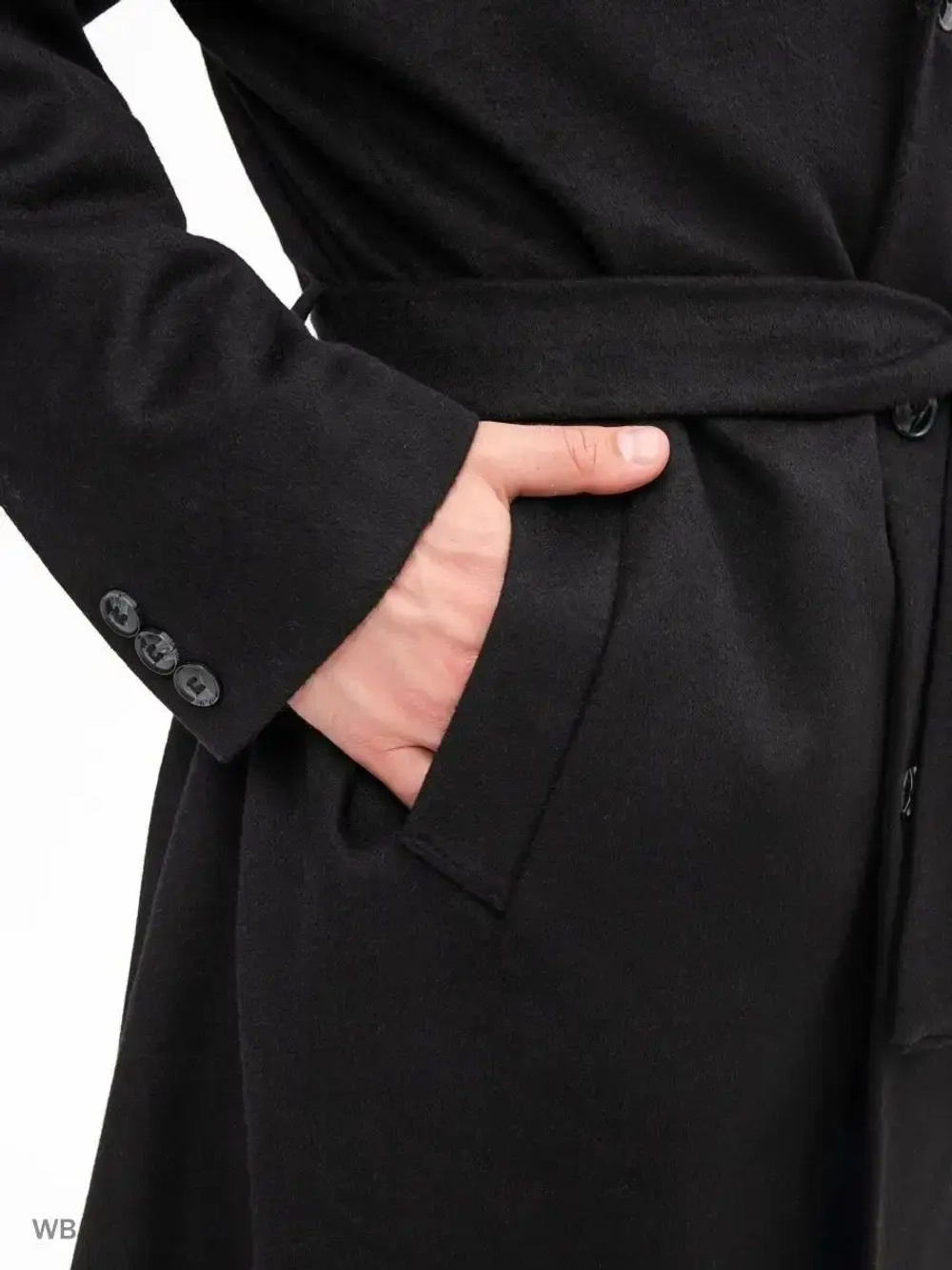 Пальто мужское длинное оверсайз