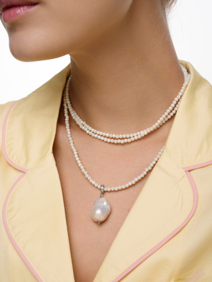 Сет "Summer Gentle" Yellow с жемчужиной