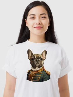 Футболка оверсайз с принтом собакой Бигль Корги Хаски