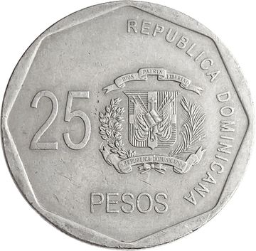 25 песо 2005 Доминикана