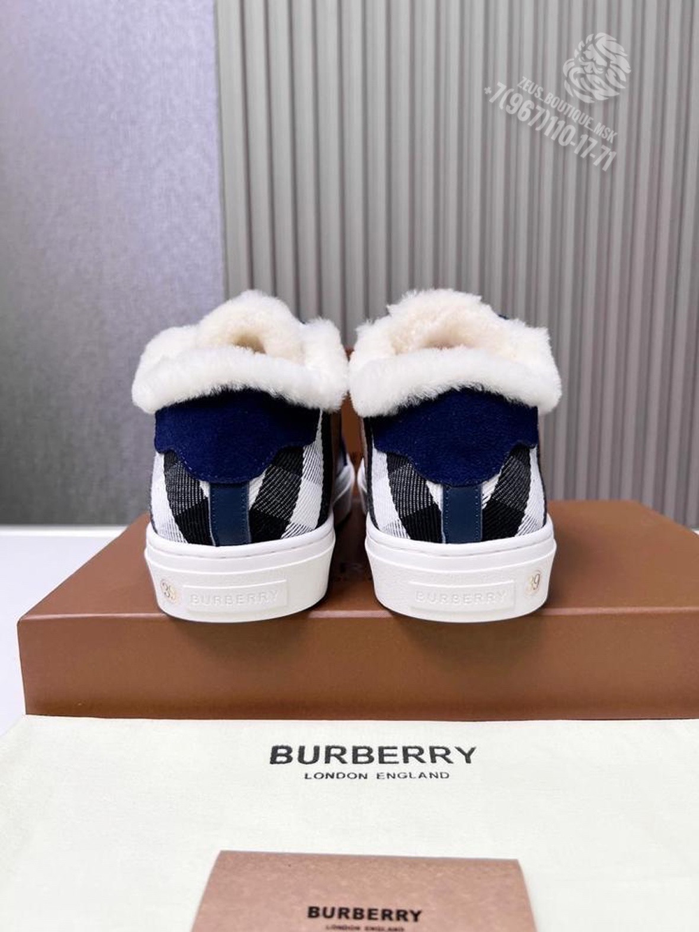 Кеды Burberry